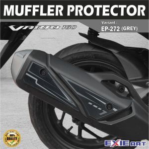 MUFFLER BODY PROTECTOR HONDA VARIO 160 - KARET DECAL PELINDUNG COVER KNALPOT