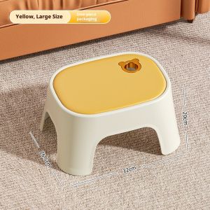 DANLE เก้าอี้บันได้พลาสติกทนทานสำหรับเด็กและผู้ใหญ่ดีไซน์ทันสมัยพร้อมรูปตัดหมีสำหรับห้องนั่งเล่นสมบูรณ์แบบห้องน้ำและห้องนอน