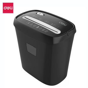 Deli เครื่องทำลายเอกสาร 12/15 ลิตร เครื่องย่อยกระดาษ เครื่องทำลายกระดาษ ขนาด A4 6/8 แผ่น สำหรับอุปกรณ์งาน Paper Shredder