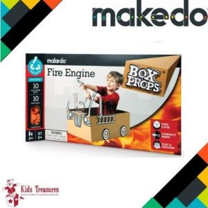 Makedo BoxProps Transport Fire Engine