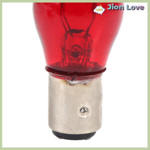 Jion Love 2Pcs BAW15D Red Brake Stop Tail Light Car Bulb 12V Turn Signals Warning Lights