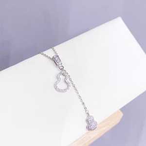 [ COD ] Kalung Rantai Gold Juntai Wanita Motif Geometris Style Korea