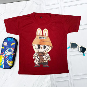 Kaos anak laki laki sablon DTF motif LABUBU / Tshirt anak laki laki cowok cewek santai