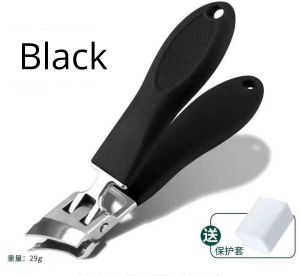 Wide Jaw Opening Anti-Splash Slanted Nail Clipper Stainless Steel Oblique Blade Curved Nail Clippers