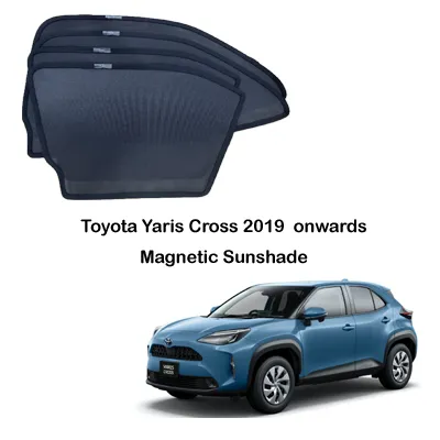 Magnetic Sunshades for Toyota Yaris Cross (XP210) - (From Year 2019 to 2022)