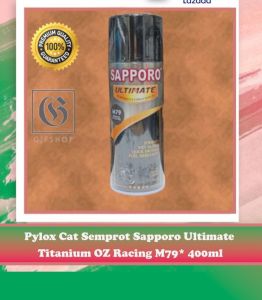 Pylox Cat Semprot Sapporo Ultimate Titanium OZ Racing M79* 400ml