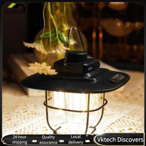 【Vodool】 Portable Emergency Light Stepless Dimming Waterproof IPX4 Rechargeable for Outdoor for Hiking Camping for Home