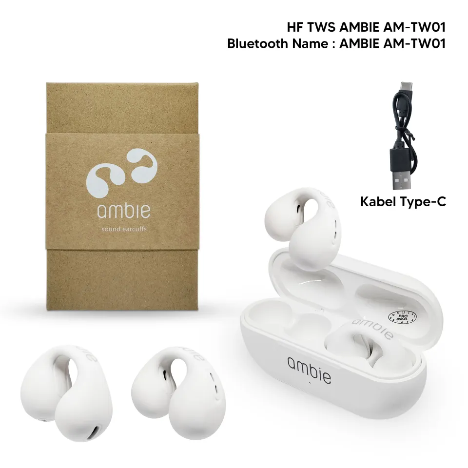 ambie sound earcuffs AM-TW01 ホワイト ambie sound earcuffs ambie sound earcuffs AM-TW01 ホワイト ambie sound earcuffs