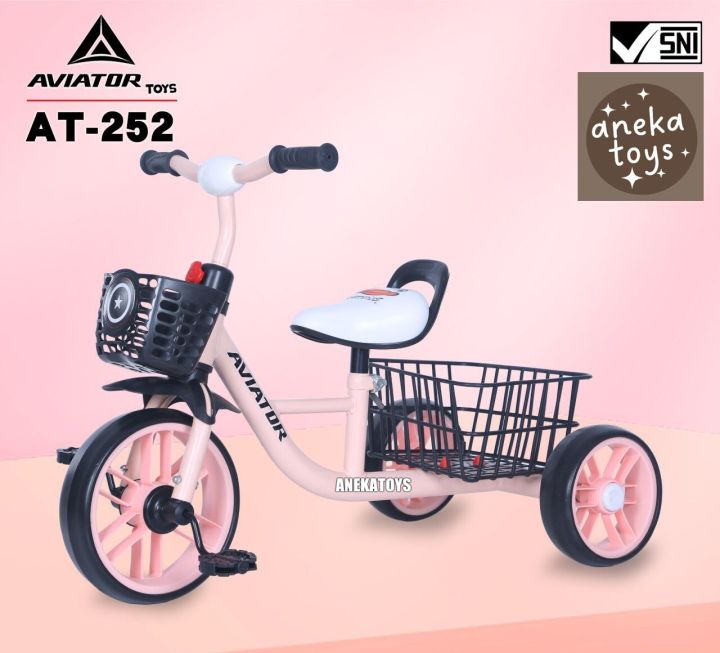 Sepeda Roda Tiga Anak Aviator AT252 Sepeda Bagasi Jumbo | Lazada Indonesia