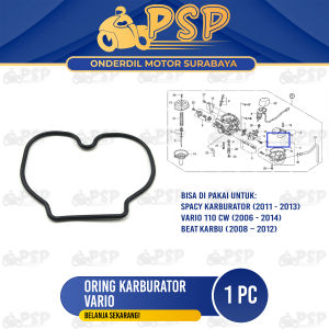 Oring Karburator Vario - O Ring Karet Seal Sil Mangkok Karbu Honda Beat Scoopy Spacy Vario Karbu