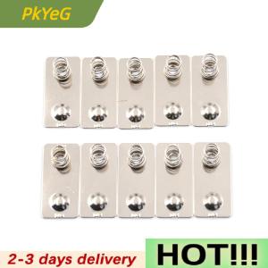 PkYeG 10PCS AA Battery Positive Negative Conversion Spring Contact Plate