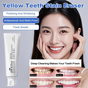 Balanced Toothpaste Whitening Healthy Teeth Bright White Fresh Breath Probiotic Toothpaste Oral Bacteria Balance Non Yellowing Formula Natural Deodorizing Stain Lock Herbal