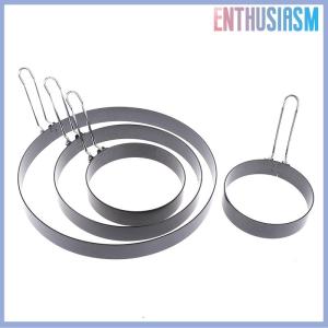 【Enthusiasm】🌟🌟【Hot Sale】🎈 9 10 15 20cm Pancake Ring Mold Metal Fried Egg Shaper Non Stick Egg Cooking Ring