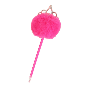 Furry Ballpoint Pen Refillable Ballpoint Pen 0.7mm Pen Point for Student Women Girl Writing Journaling Note Taking