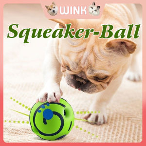 Big Ball Toy Dog Squeaker Ball Toy Interactive Attention Rolled Dog Toy Dog Chew Toy for Puppy Big Dogs