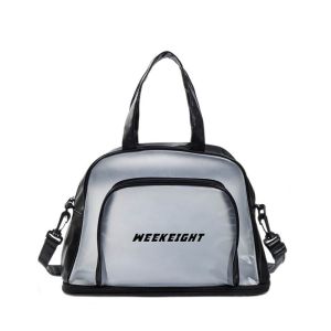 PFPZI Large Capacity PVC Swimming Bag Waterproof Wet Dry Separate Compartment Luggage Tote Multifunctional Transparent Design Beach Pool Bag Beach Activities