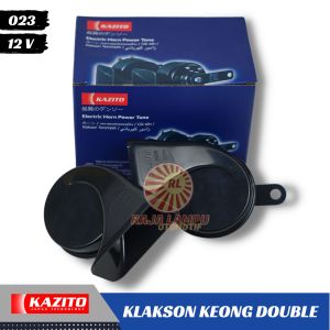KLAKSON KEONG CLARKSON DOUBLE UNIVERSAL MOBIL MOTOR HITAM POLOS KAZITO