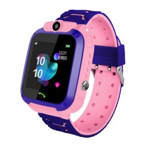 Kids Smartwatch With LBS Locator SOS Emergency Call Two Way Calling Voice Chat For Children Safety Silicone Metal Design