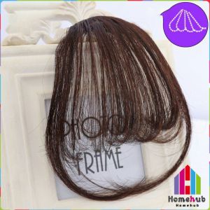 Homehub  3D Air Bangs Thin Air Bangs Air Bangs Fake Bangs Lady Bangs Wig Piece