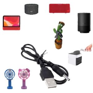 Baru Kabel Casan Kaktus Charger USB Mainan Joged Kipas Angin Mini Air Cooler Anak Lampu Senter Swat