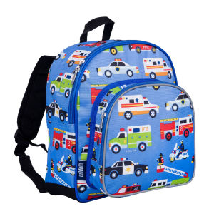 Wildkin Olive Kids Heroes Pack n Snack Backpack Boys School Bag (For Kindergarten & Preschool)