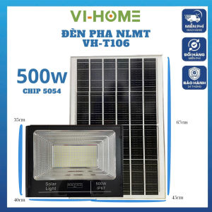 Đèn Pha Năng Lượng Mặt Trời 300w Vi-Home mã VH-106-500W