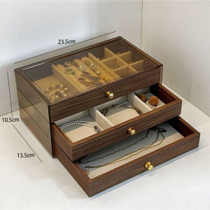 Jewelry Box Exquisite Multi Layer Gold Jewelry Display Jewelry Storage Large Capacity