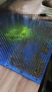 《501》 อนิเมะ ดาบพิฆาตอสูร คามาโดะ เนซึโกะ cos วิกผมสีดำและสีส้มแบบไล่ระดับสำหรับผู้หญิง ผมยาวหยิกตรงกลาง