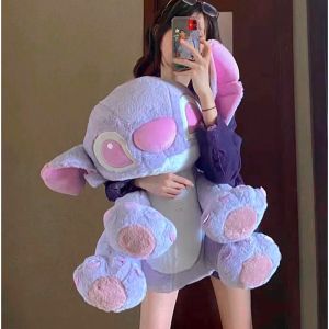 Cute Purple Stitch Plush Toy Interstellar Baby Super Soft Doll Girl Birthday Gift Comfortable Pillow