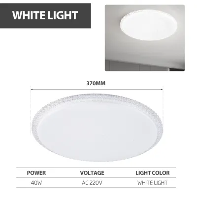 DingDian LED Ceiling Light Modern Crystal Lamp AC220V 30W40W60W72W96W 3 color Temperatures 3000K/4500K/6000K Adjustable Triclolor indoor ceiling light for Bedroom Living Room
