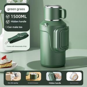 New large capacity portable thermos pot 316 stainless steel outdoor car travel thermos insulated water cup
