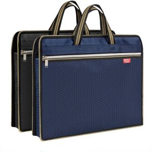 Briefcase Document Bag Waterproof Handbag for Files Lightweight Laptop Notebooks Tote Bag Business Portfolio