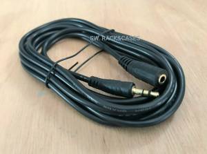 สายสัญญาณโทรศัพท์ (หัว 3.5 ตัวผู้) - (หัว 3.5 ตัวเมีย) สวยคุณภาพทองแดงผสม ยาว 3 เมตร สวยทนต่อการใช้งานสินค้าได้มาตรฐาน