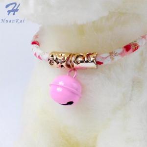 Cutora [With Bell]29-36cm Adjustable Japanese Style Pet Collar Retro-Style Cat Neck Ring Pet Cat Dog Accessories