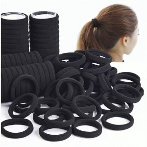 Bộ khăn tắm liền mạch có độ đàn hồi cao kèm dây buộc tóc dây chun và dây buộc tóc