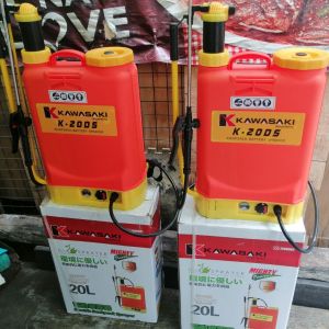 KAWASAKI DUAL MANUAL AND ELECTRIC SPRAYER 20 LITERS