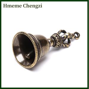 Hmeme Brass Handicraft Magic Bell Wind Bell Tibetan Bronze Bell Keychain Pendant