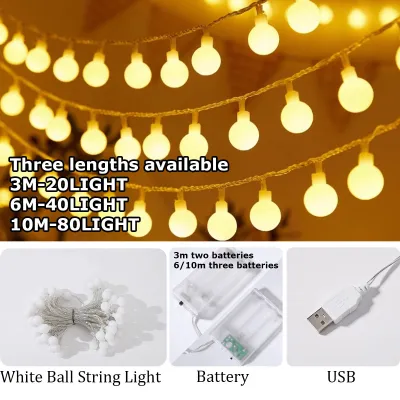 LED Star Fairy Light String USB Power Christmas Fairy Lights Twinkle Wedding Christmas Tree Party Decoration Lights