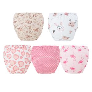 8/5pcs Baby Cotton Training Pants Panties Waterproof Cloth Diapers Reusable Toolder Nappies Diaper Baby Changing Nappy Underwear2026