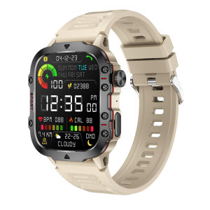 นาฬิกาอัจฉริยะ LinJn Outdoor สำหรับผู้ชาย หน้าจอ 2.01" กันน้ำ 3AT นาฬิกา Bluetooth เสียง Ai นาฬิกาอัจฉริยะกีฬาสำหรับ Android Xiaomi IOS