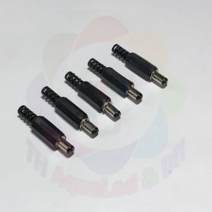 Jack cắm Âm Dương 5.5x2.1mm Jack DC đực cái lỗ M10 dùng cho dây nguồn adapter camera motor kết nối nhanh đầu ra điện tử