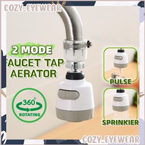 2 Mode Faucet Tap Aerator High Pressure Adjustment Shower Head 360° Rotatable Nozzle Filter Extender Water Saving Tap
