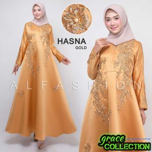 GRAC3COLL Dress Asna Gamis Abaya Dress Pesta Model Terkini J1-22