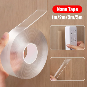 ASUKY | Clear Multifunction Nano Tape Double Sided Adhesive Strong Sticky NoTrace Reusable Waterproof Home Tool