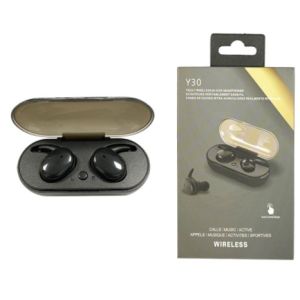 ♥100% sản phẩm gốc + Miễn phí vận chuyển♥Y30 không dây 5.0 Tai nghe bluetooth với MicTWS giảm tiếng ồn điều khiển bằng cảm ứng tai nghe gắn tai không dây