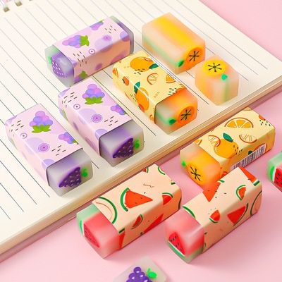 Penghapus Pensil Motif Buah Fruits Eraser, penghapus aesthetic, penghapus lucu