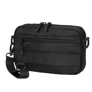 GOFIDIN ผ้าใบ กระเป๋าสะพาย ผ้าอ็อกซ์ฟอร์ด ขนาดเล็ก กระเป๋าสะพายข้าง แบบสบายๆ กระเป๋าถือกีฬา