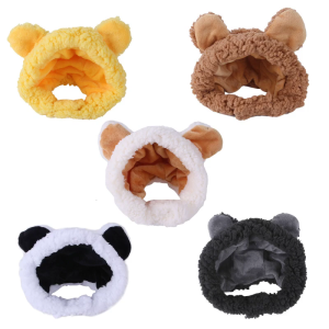 for Cat Funny Cap Pet Hat Cute Bear with Ears Design Soft Comfortable Stylish Costume Accessories Safe & Warm Material