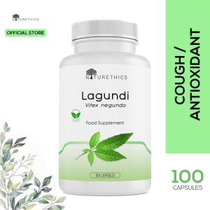 Naturethics Organic Lagundi 100 Capsules 500mg All Natural Non-GMO Herbal Food Supplement Antioxidant Immune System Booster Anti Cancer