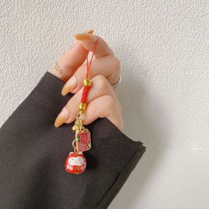 BELLEMODE น่ารักมากๆ ภาษาญี่ปุ่นญี่ปุ่น อุปกรณ์เสริมกุญแจรถ สายคล้องโทรศัพท์ ของขวัญสำหรับเด็ก ตลกๆ จี้ห้อยกระเป๋า อุปกรณ์เสริมกระเป๋า พวงกุญแจน่ารักๆ พวงกุญแจสไตล์เกาหลี